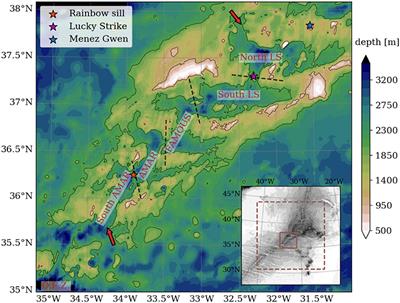 Frontiers | Deep Currents in the Rift Valley of the North Mid-Atlantic